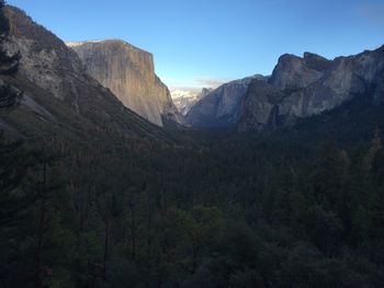 Scenic view of mountains