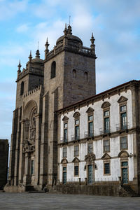 Low angle view of historical building against sky