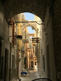Street amidst buildings in city