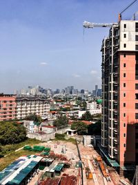 Cityscape against sky