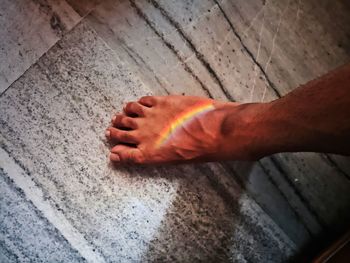 Rainbow at my foot