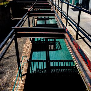 Staircase on steps