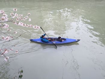 Boats in sea