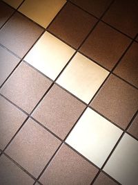 Full frame shot of tiled floor