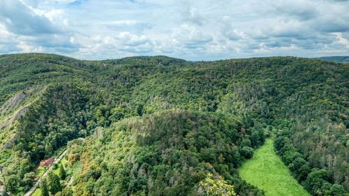 Scenic view of landscape against sky