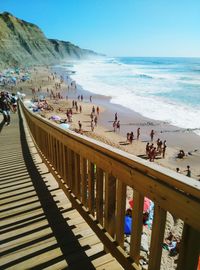 Crowd at beach