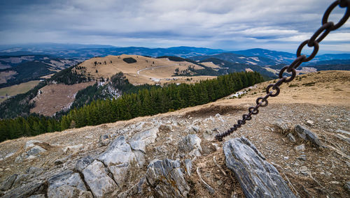 Scenic view of landscape against sky