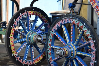 Close-up of bicycle