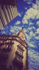 Low angle view of building against sky