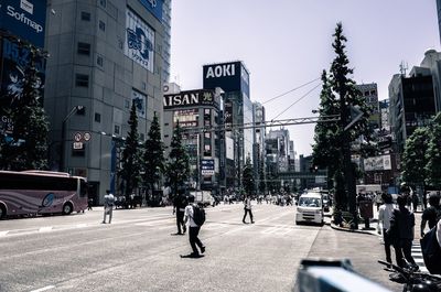 People on city street