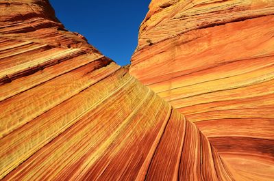 Low angle view of a desert