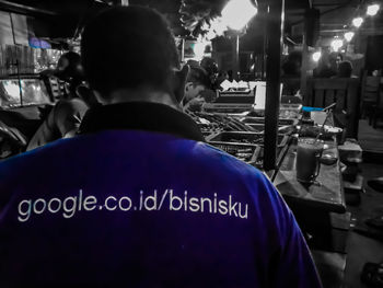 Rear view of people at music concert