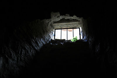 Interior of abandoned house