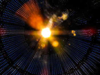 Full frame shot of illuminated lighting equipment