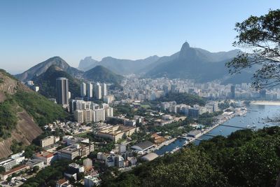 River with cityscape in background