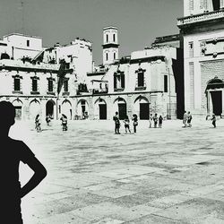 Woman standing in building