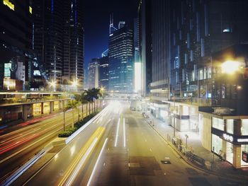 City street at night