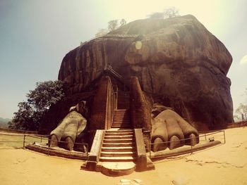 Sigiriya against sky