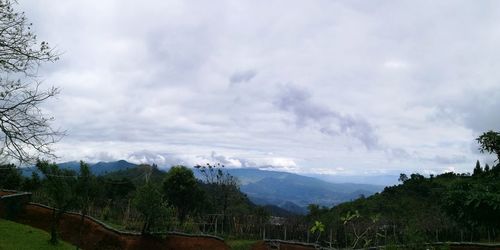 Scenic view of landscape against sky