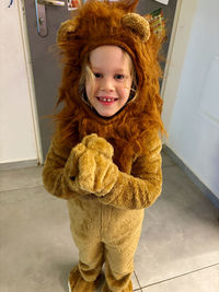 Portrait of cute baby girl