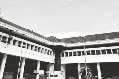 View of built structure against clear sky