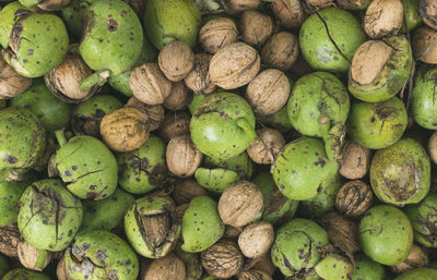 Full frame shot of fruits for sale in market