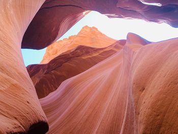 Scenic view of rock formations