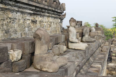 Statues of a temple