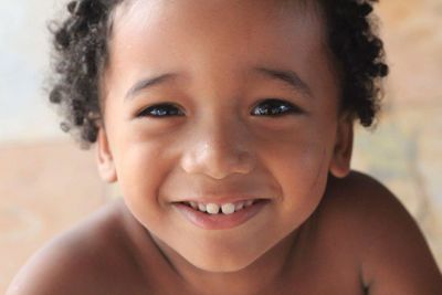 Portrait of smiling girl