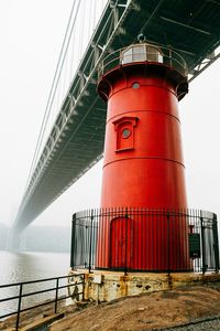 Lighthouse against the sky