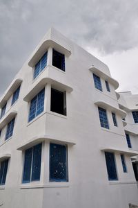 Low angle view of building against sky