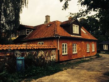 Houses against sky