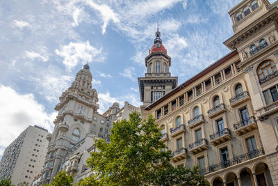 Low angle view of building against sky