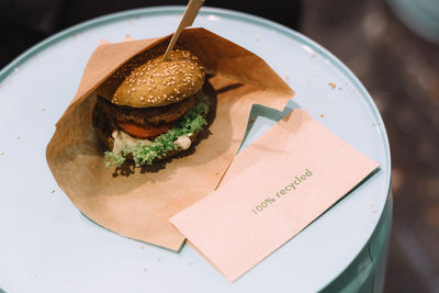 Close-up of food in plate