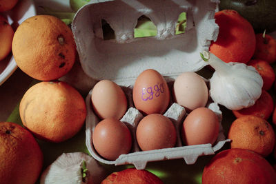 Close-up of eggs