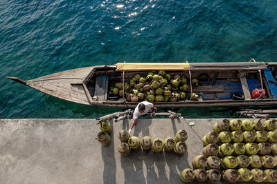 Boat in sea