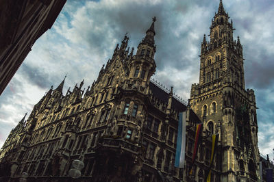 Low angle view of historical building against sky