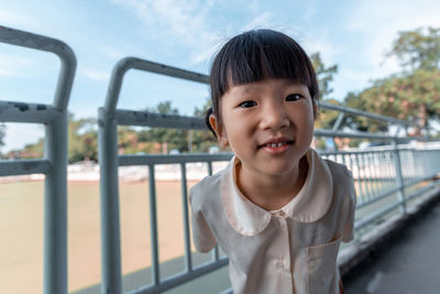 Portrait of cute boy