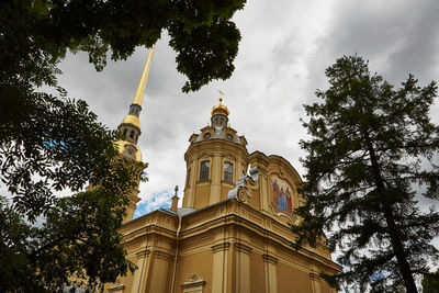 Low angle view of cathedral against sky