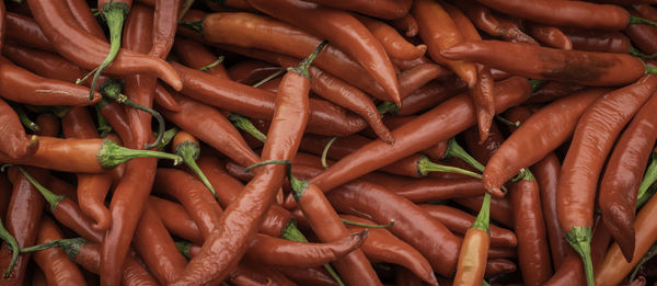 Full frame shot of carrots at market