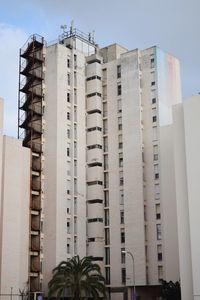 Low angle view of building against sky