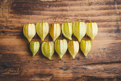 Close-up of fruits on cutting board