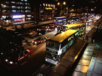 City street at night