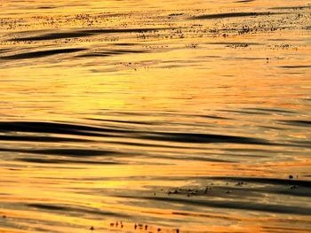 Full frame shot of lake during sunset