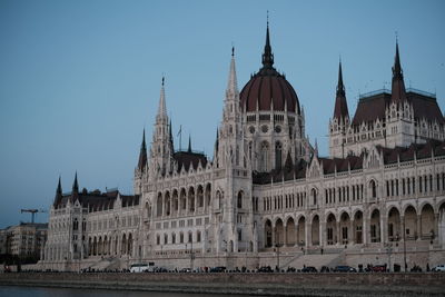 Low angle view of historical building