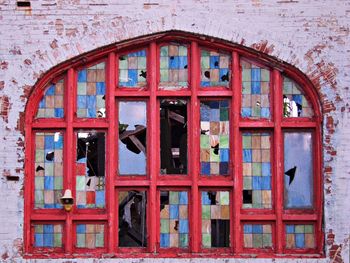 Close-up of old building