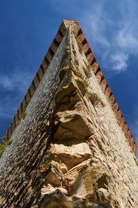 Low angle view of historical building against sky