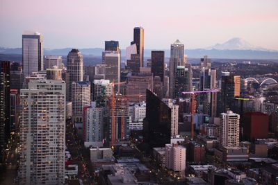 Aerial view of a city