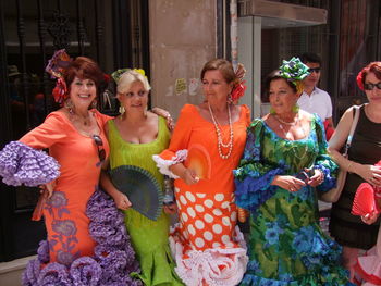 Women at malaga festival