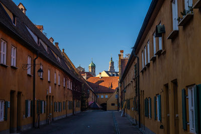 Street amidst buildings in city